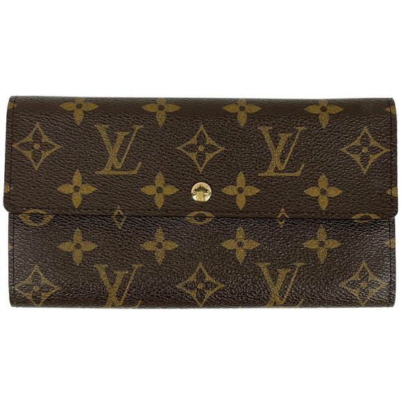 Louis Vuitton Porte Brown Coin Billfold Monnaie Pochette - Picture 1 of 7